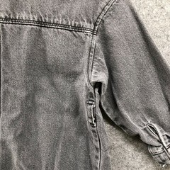 Zara Girls 18-24M Denim Shirt Jacket Gray Longline Dress Relaxed Oversized
