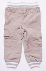 FIRST IMPRESSIONS BOYS INFANT ACTIVEWEAR BEIGE JOGGER PANTS SIZE 18 MON NEW