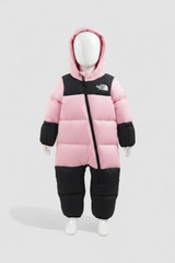 The North Face Infants Baby Pink 1996 Retro Nuptse One-Piece Size 6-12M