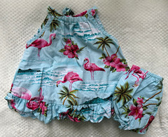 RJC Pink Flamingo Halter 2pc set ( Made in Hawaii)