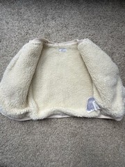 Bout Chou 18 Month Cardigan Fleece Interior Baby Girl