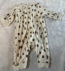 Hanna Andersson Baby Organic Cotton Moon Snap Up Sleeper 1pc PJ 50 0-3 m Unisex