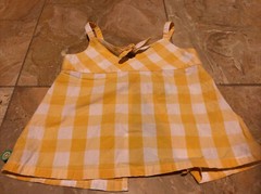 Gymboree Fruit Punch Yellow Buffalo Plaid Check Swing Tank Size Small 3 Years