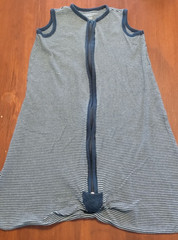BURT’S BEES Organic Cotton SLEEPSACK 12M Nautical Prep Coastal Baby Eco-Friendly