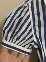 Ralph Lauren Striped Poplin Dress in Blue White Yellow baby infant 24 months