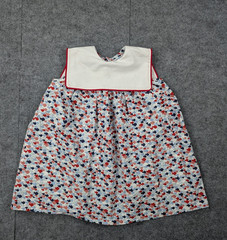 Remember Nguyen Dress Baby Girls 12M Sailor Collar Nautical Fish Novelty Retro