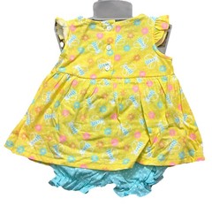 Kidgets Girls Bumblebee Baby 2 Piece Set Size 6-9 Months