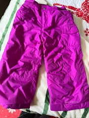 Columbia toddler girls toddler 3 T Pink insulated ski snow pants EUC fushia