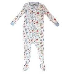 Magnetic Me Modal Train Bike Race Pajama Sleeper Size 12-18 Months