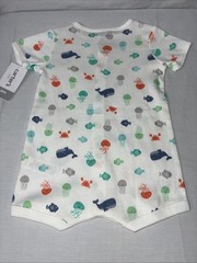 3 Pack – 1-Piece Baby Suits, Hooded Sweater 6 – 9 Months – PRE-OWNED NEW