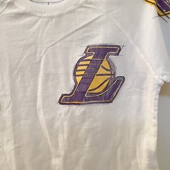 Zara Kids LA Los Angeles Lakers Back Spell Out T-Shirt Top Tee Size 3-4 years