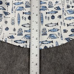 Eddie Bauer Outdoor Camping Print Button-Up Shirt Toddler’s Size 18M Multicolors