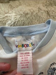 VTG Gymboree rainbow tag LAYETTE baby boy trains newborn