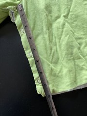 ANAVINI Apple Green CORDUROY ROMPER 12m Christmas Tree Hand Smocked Artisan