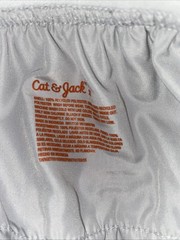 Girl’s Cat &Jack Silver Sparkle Lined Two Tier W/Elastic Waistband Skirt Size-2T