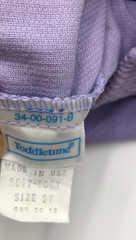 Vintage Toddler time JC Penneys Toddler Girls Lavender Corduroy Pants Size 2T