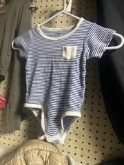 L’ovedbaby Organic Cotton Striped Bodysuit