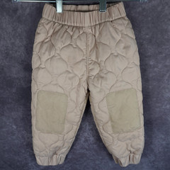 Patagonia 12-18M Quilted Insulated Pants Beige Winter Puffer Kids Outdoor