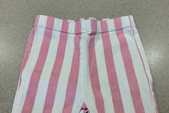 Bailey’s Blossoms Hippie Boho Bell Bottom Pink & White Striped Jeans 3T Pants