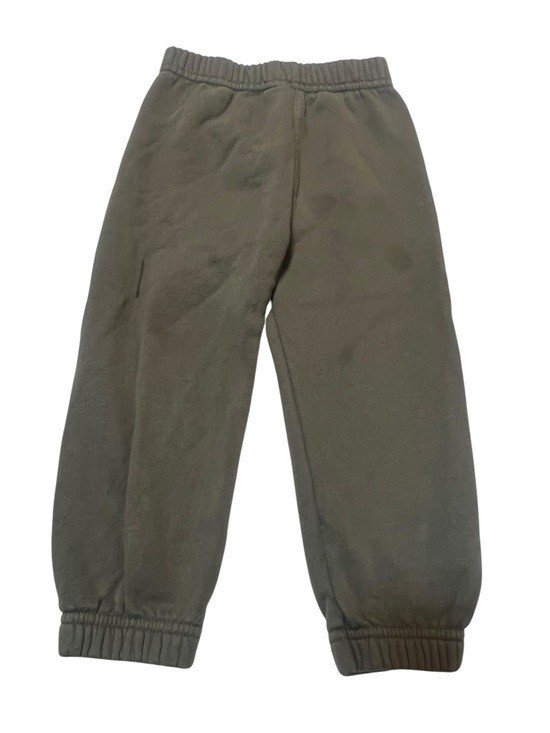 Garanimals Toddler Boys Size 3T Sweatpants Dark Green Banded Hem Cotton FLAWED