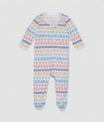 Roller Rabbit Infant Baby’s White Maine Squeeze Zipper Footie Size 6-9M
