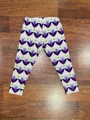 Counting Daisies – Pink and Purple Flower Applique Matching with Floral Pant
