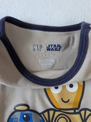 babyGap Star Wars Pajama Set R2-D2 C-3PO Baby Boy 12-18m 2pc Shirt Shorts