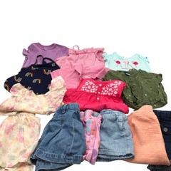 Baby Girls 18-24M Summer Clothing BUNDLE Shorts Dress Romper Mix Lot Disney
