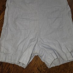 CLASS CLUB 24M Linen Baby Outfit Blue White Nautical Summer Casual beach vintage