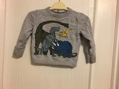H&M Grey Top. US size:11/2-2 years. Machine wash. 100% cotton.