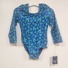 Roller Rabbit for Target Girls Blue Teal Lobster Long Sleeve Swimsuit 3T NWT