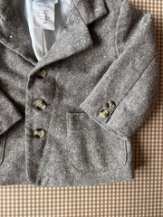 Baby Biscalli Wool blend blazer jacket.Baby Boy Size 9 month Preppy Quiet luxury