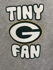 NFL Team Apparel Baby Boy Girl Green Bay Packers Tiny Fan Bodysuit Gray 6/9 M