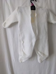 Baby Suit One Piece Coverall Teddy/ Balloons! Full Zipped From Hood To Crotch