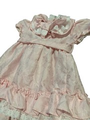 Vintage Pink Lace Ruffle Frilly Dress Toddler Dress Size 5