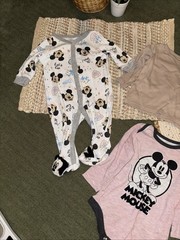 Baby Boy 3-6 Disney Baby Mickey Mouse Winnie The Pooh Pants Bodysuit Pjs Sweater