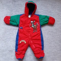 Vtg 1999 Rudolph The Red Nosed Reindeer Bunting Snowsuit Size 6 Months
