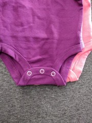 Hanes Baby Ultimate Flexy 6 Pack Short/Long Sleeves Bodysuit Boys & Girls 0-6 M
