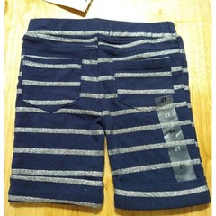 Epic Threads Shorts Toddler Girls 2T Pull On Navy Silver Sparkle Stripe Summer