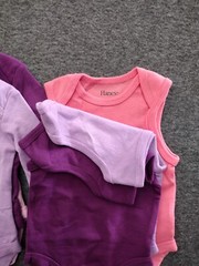 Hanes Baby Ultimate Flexy 6 Pack Short/Long Sleeves Bodysuit Boys & Girls 0-6 M