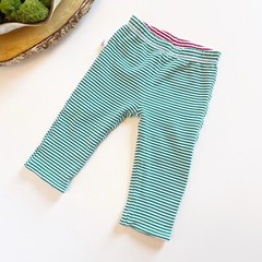 Vineyard Vines 100% Pima Cotton Red / Green stripe reversible pants • 12-18m