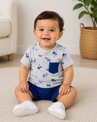 Carter’s Baby Boys’ 2-Piece T-Rex Beach Top & Shorts Set 12 Months