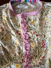 Magnetic Me Baby Girl 6-9m Floral Footie Pajamas