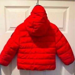 Gerry Red Hooded Insulated Puffer Jacket Full Zip Unisex Toddler 3T