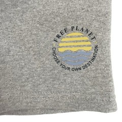 Free Planet Boys 2 Pc Fleece Hoodie and Shorts Set Grey 2T New