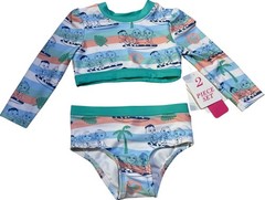 CoComelon Toddler Size 12M 2-Piece Swim Set UPE 50+ Eco-Friendly