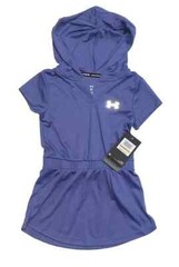 Under Armour Toddler Girls UPF 30 Hooded Purple Swim Cover Up; Sz 3T,4T NWT $36