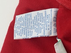 Simply Basic Baby Bodysuit 12M Red Bulldog 12 Y2K Era Vintage Kmart Classic