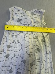 Simple Joys By Carter’s Gown Unisex One Size Gray Sheep Zip Baby Sleep Sack