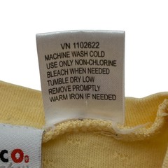 Vintage Circo Baby 6M Footed Sleeper Pajamas Yellow Pink Cupcake Dessert Button